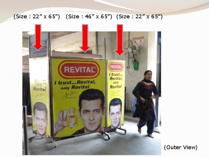 (Size : 22” x 65”) (Size : 46” x 65”) (Size : 22” x