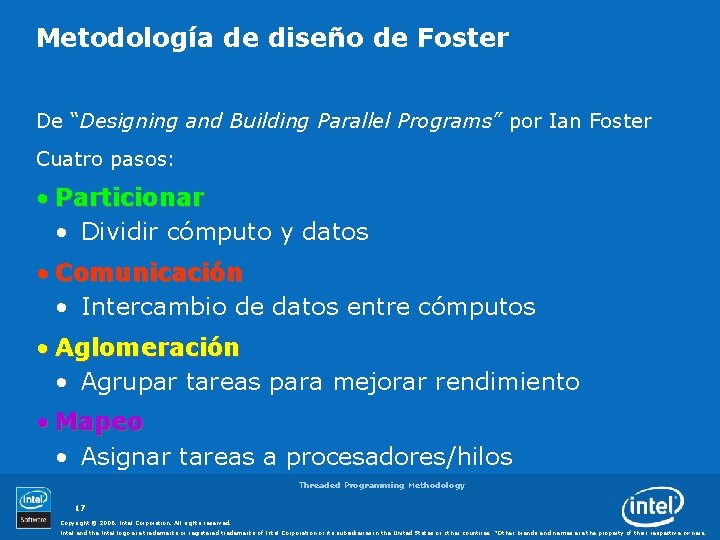 Metodología de diseño de Foster De “Designing and Building Parallel Programs” por Ian Foster