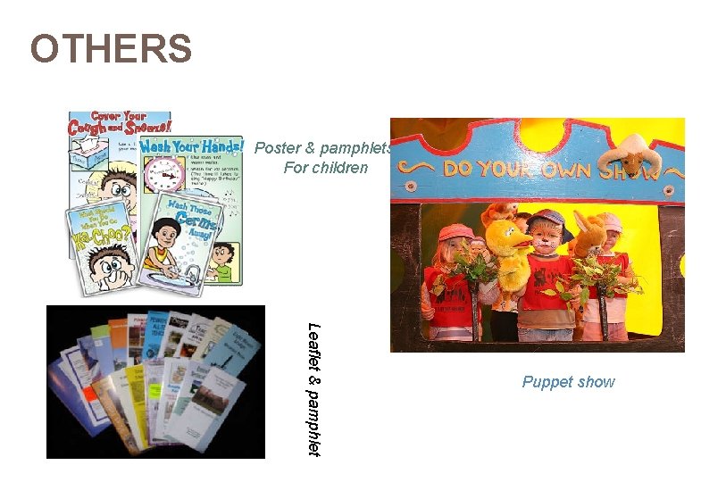 OTHERS Poster & pamphlets For children Leaflet & pamphlet Puppet show 