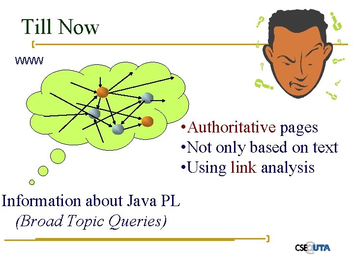 Till Now WWW • Authoritative pages • Not only based on text • Using