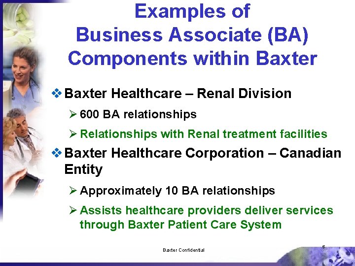 Case Study Investigation CSI Baxter Healthcare Corporation Heather