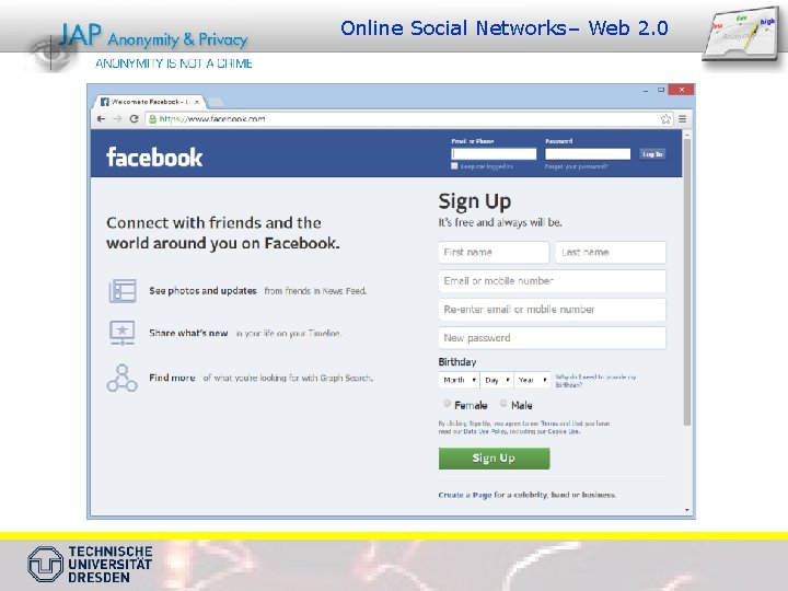 Online Social Networks– Web 2. 0 