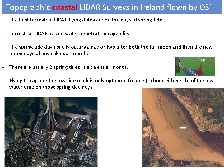 Topographic coastal LIDAR Surveys in Ireland flown by OSi - The best terrestrial LIDAR