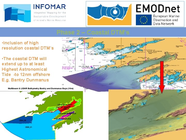 Phase 2 – Coastal DTM’s • Inclusion of high resolution coastal DTM’s • The