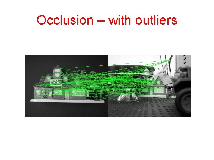 Occlusion – with outliers 