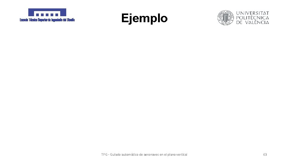 Ejemplo TFG - Guiado automático de aeronaves en el plano vertical 63 