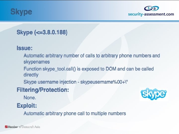 SKYPE(<=3. 8. 0. 188) ISSUE: Automatic arbitory 