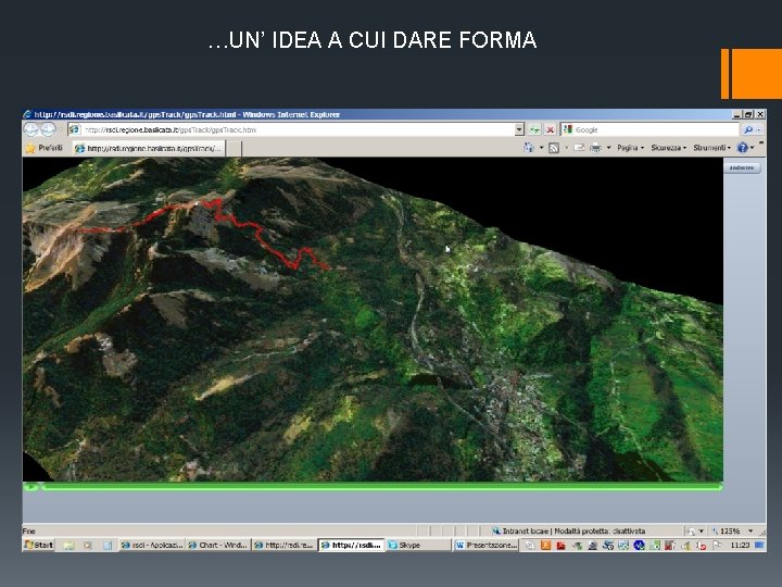 …UN’ IDEA A CUI DARE FORMA 