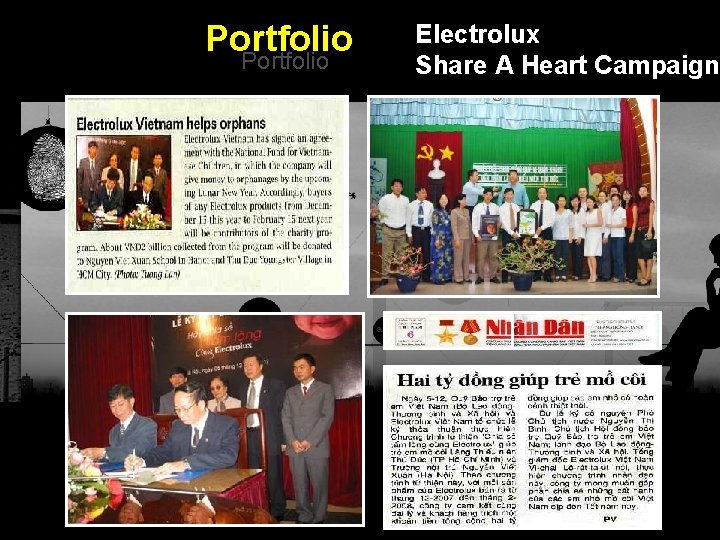 Portfolio Electrolux Share A Heart Campaign Integrated BTL Marketing Communications 