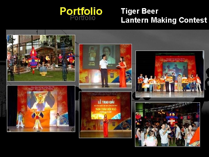 Portfolio Tiger Beer Lantern Making Contest Integrated BTL Marketing Communications 