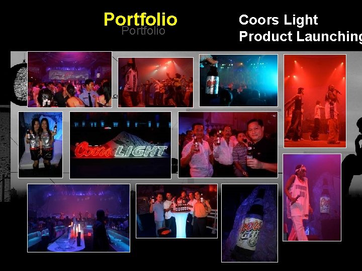 Portfolio Coors Light Product Launching Integrated BTL Marketing Communications 