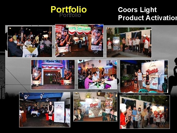 Portfolio Coors Light Product Activation Integrated BTL Marketing Communications 