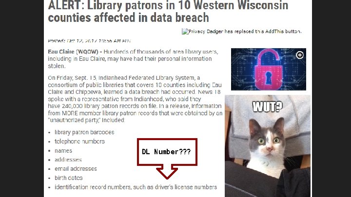 DL Number? ? ? 