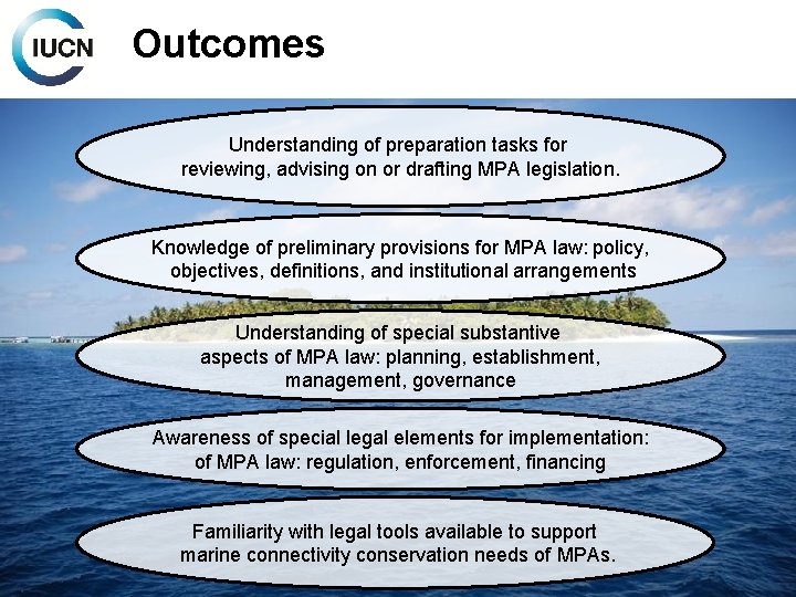 Outcomes Understanding of preparation tasks for reviewing, advising on or drafting MPA legislation. Knowledge