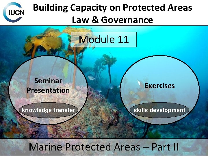 Building Capacity on Protected Areas Law & Governance Module 11 Seminar Presentation Exercises knowledge