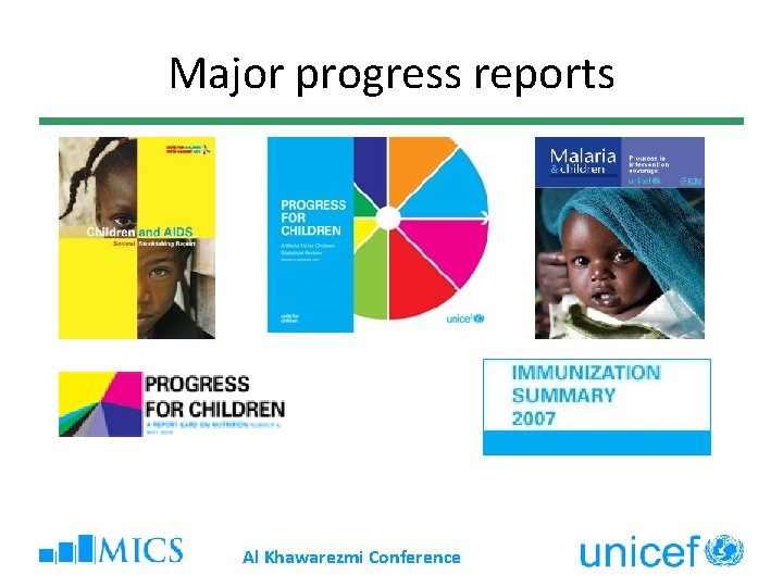 Major progress reports Al Khawarezmi Conference 