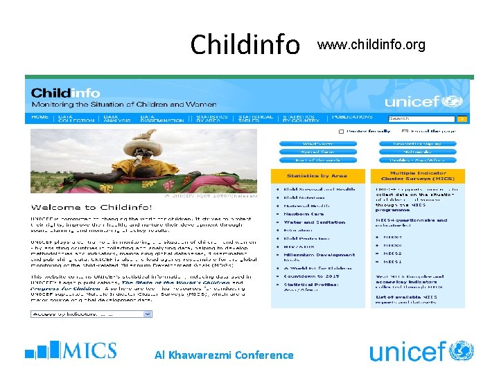 Childinfo Al Khawarezmi Conference www. childinfo. org 