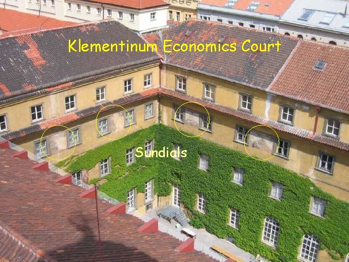 Klementinum Economics Court Sundials 