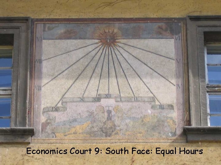 EC 9 S Equal Economics Court 9: South Face: Equal Hours 