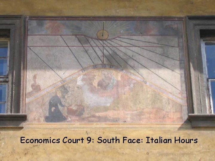 EC 10 S Italian Economics Court 9: South Face: Italian Hours 