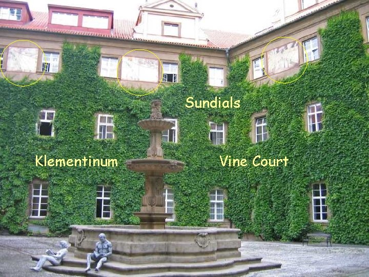 Vine Court Sundials Klementinum Vine Court 