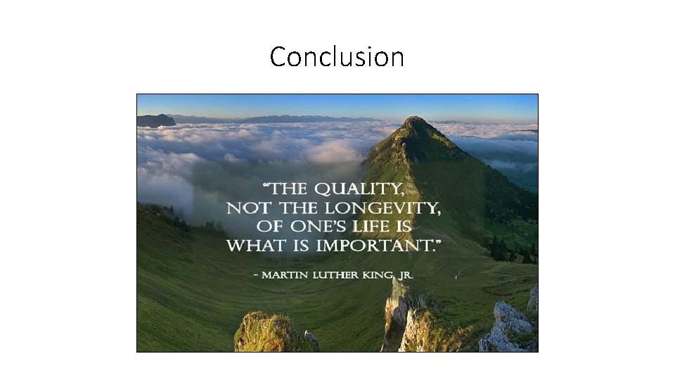 Conclusion 