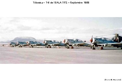 Tébessa – T-6 de l’EALA 7/72 – Septembre 1959 (Jean-Louis Gosseaume) 