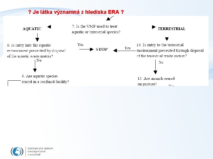 ? Je látka významná z hlediska ERA ? 