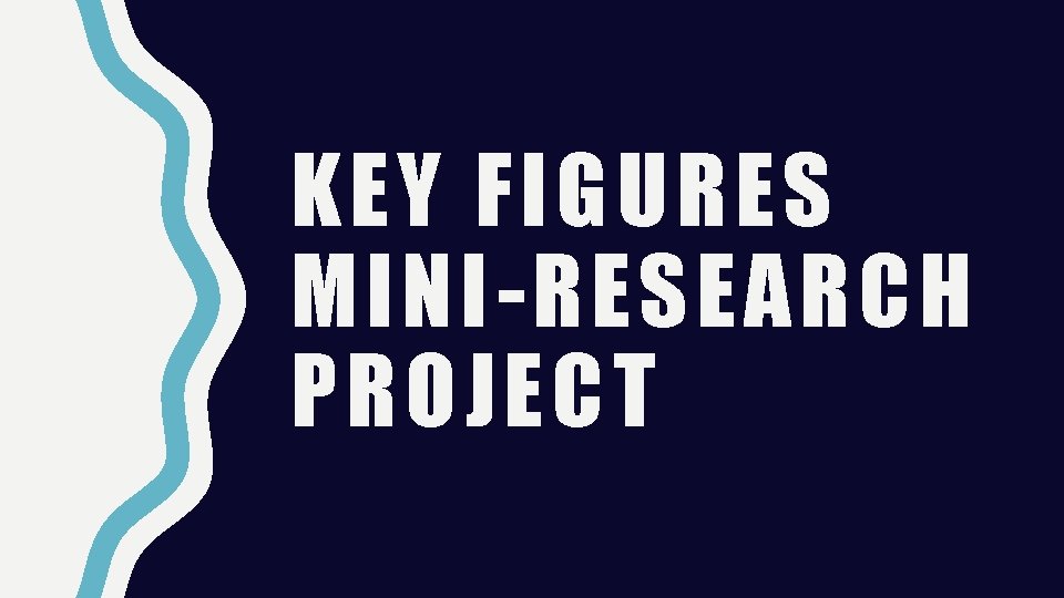 KEY FIGURES MINI-RESEARCH PROJECT 