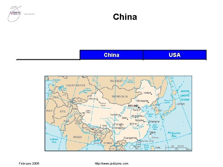 China USA Potentially hostile border 13, 700 mi. 0 Restive minorities Tibetans, Uygurs, Mongolians,