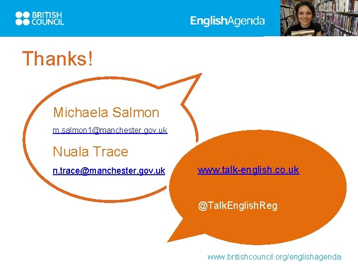 Thanks! Michaela Salmon m. salmon 1@manchester. gov. uk Nuala Trace n. trace@manchester. gov. uk