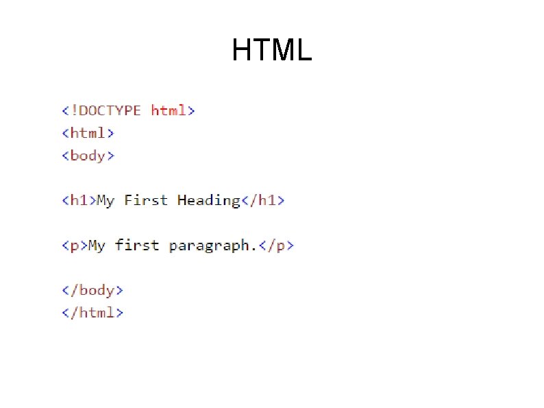 HTML 