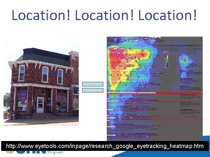 Location! http: //www. eyetools. com/inpage/research_google_eyetracking_heatmap. htm 