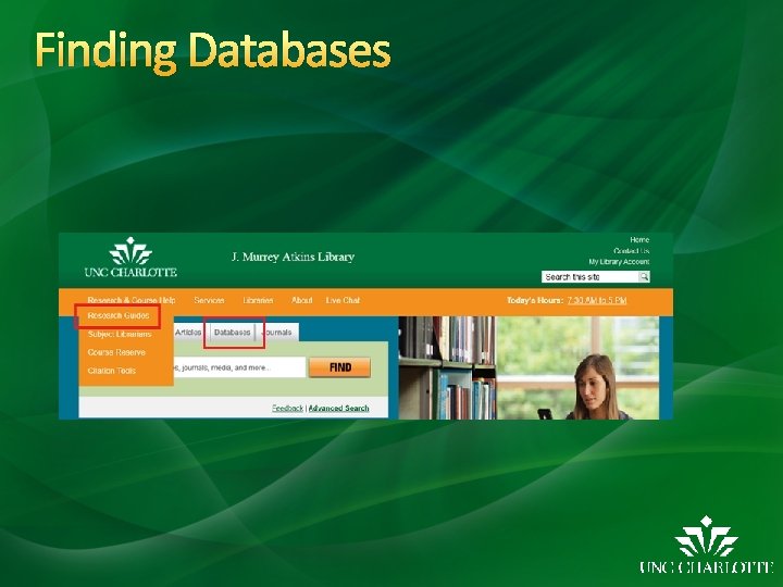 Finding Databases 