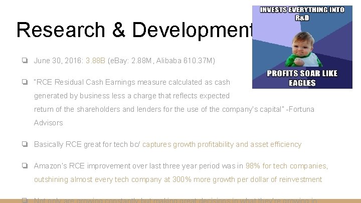 Research & Development ❏ June 30, 2016: 3. 88 B (e. Bay: 2. 88