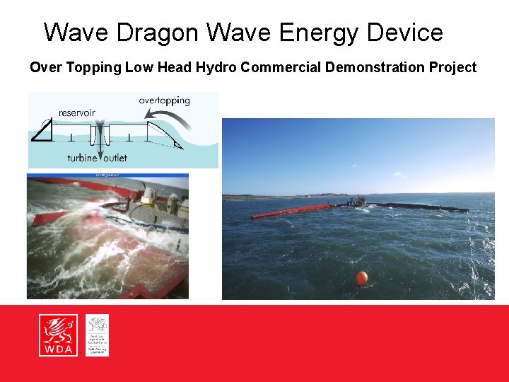 Wave Dragon Wave Energy Device Over Topping Low Head Hydro Commercial Demonstration Project 