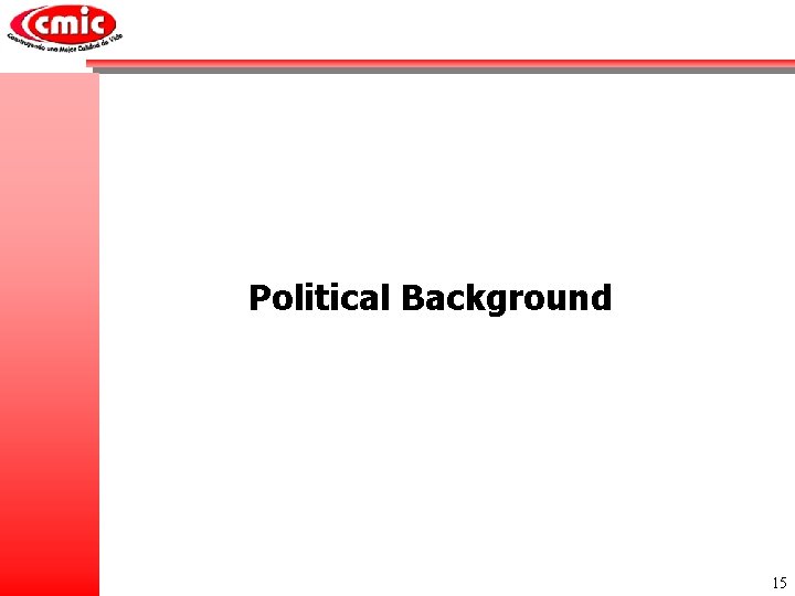 Political Background 15 