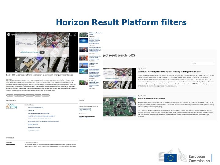 Horizon Result Platform filters Filter by Keyword • • • Nanotechnology Batteries Artificial Intelligence