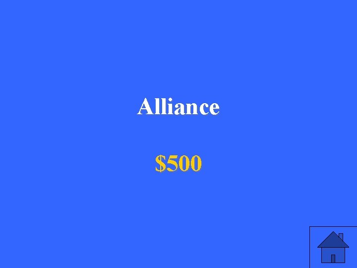 Alliance $500 