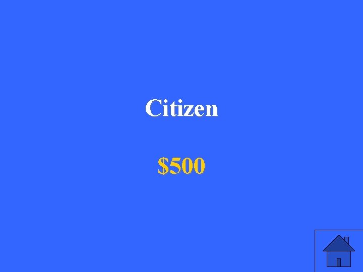 Citizen $500 
