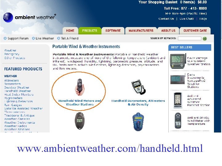 www. ambientweather. com/handheld. html 