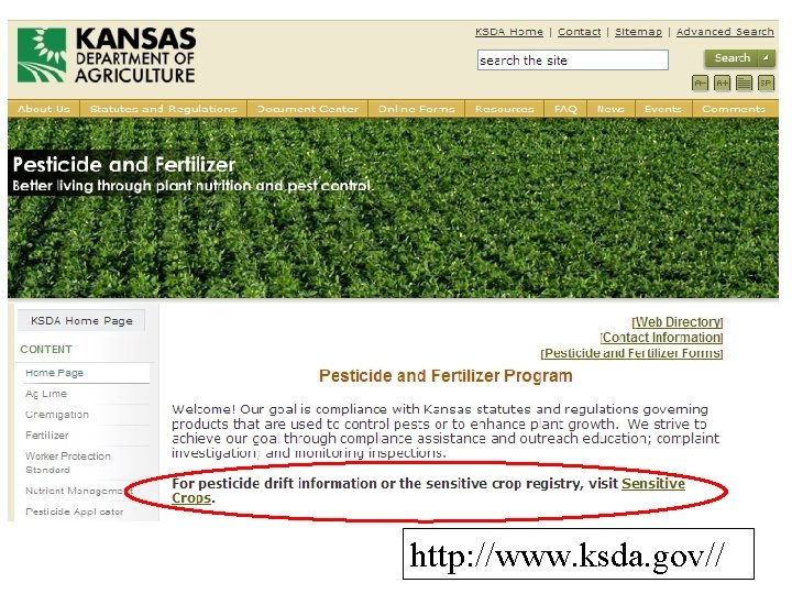 http: //www. ksda. gov// 