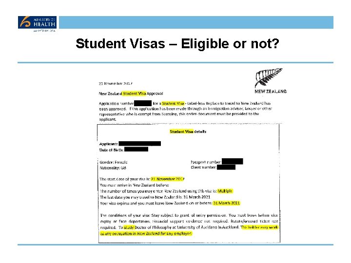 Student Visas – Eligible or not? 