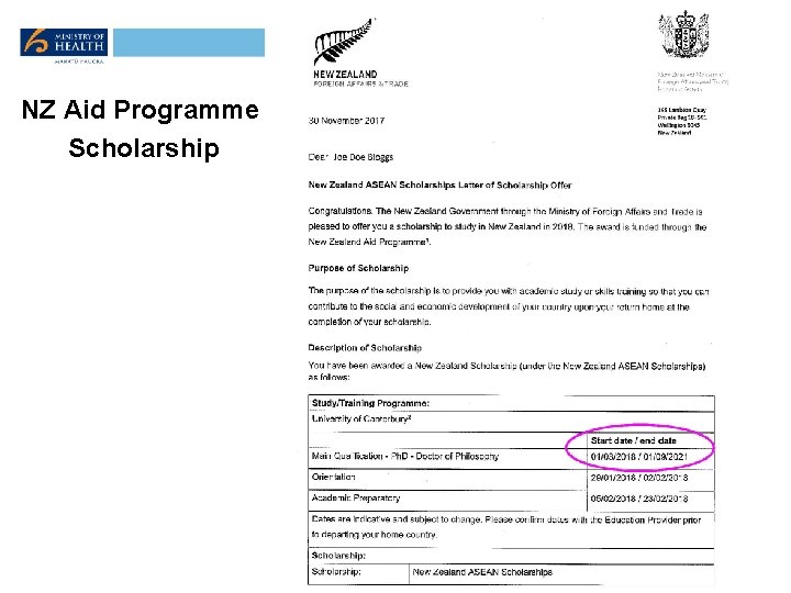 NZ Aid Programme Scholarship 