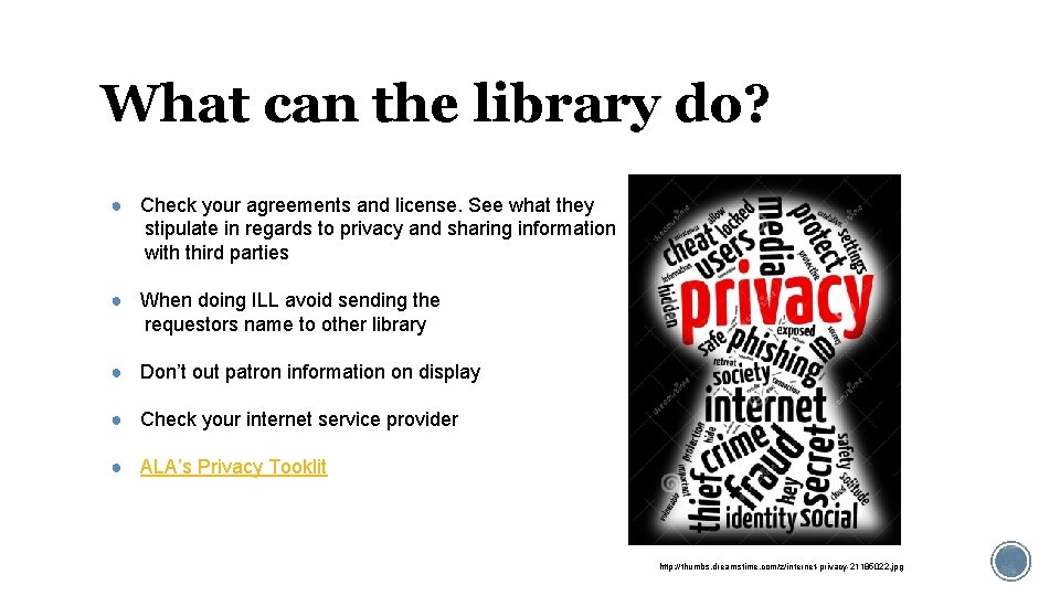 What can the library do? ● Check your agreements and license. See what they