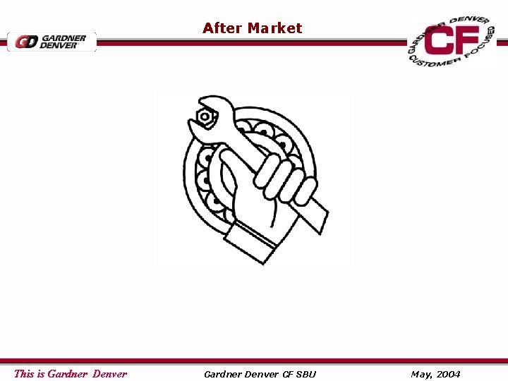 After Market This is Gardner Denver CF SBU May, 2004 
