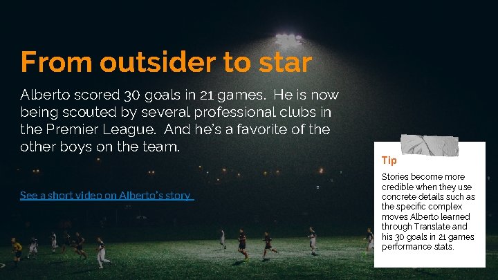 From outsider to star Alberto scored 30 goals in 21 games. He is now