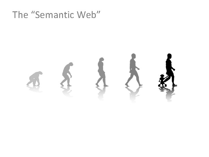 The “Semantic Web” 