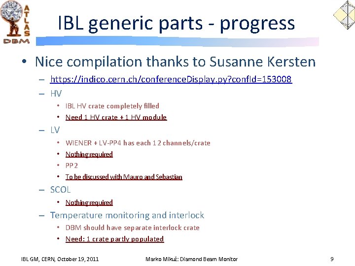 IBL generic parts - progress • Nice compilation thanks to Susanne Kersten – https: