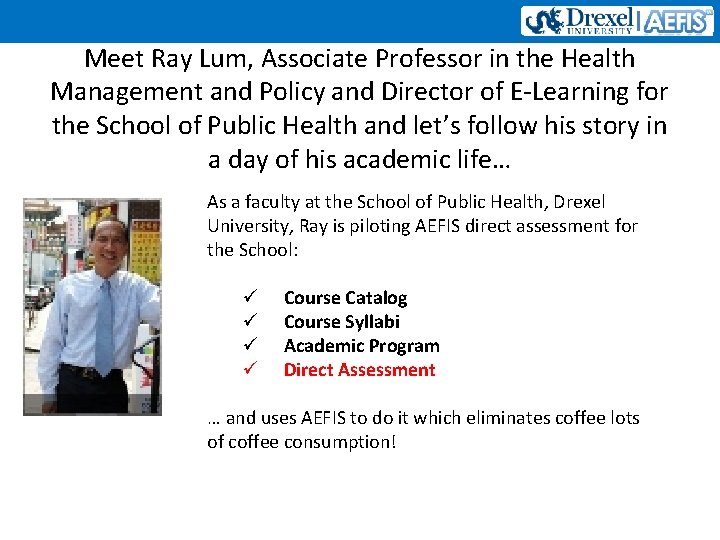 Meet Ray Lum, Associate Professor in the Health Management and Policy and Director of